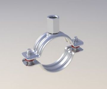 PIPE CLAMP WITH COMBI NUT WITHOUT RUBBER
