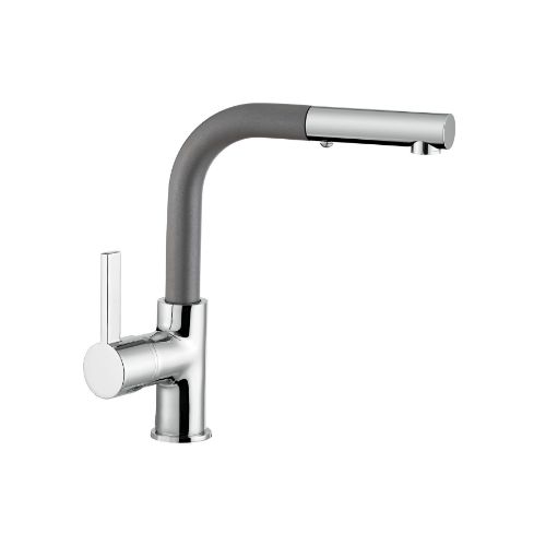 Kelvin Pull Out Kitchen Mixer Graphite Grey 157311607