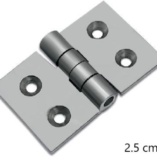 2.5 cm aluminium standart hinge